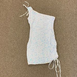 Juniors small sequin dress short prom formal homecoming LIKE NEW WORE ONE TIME